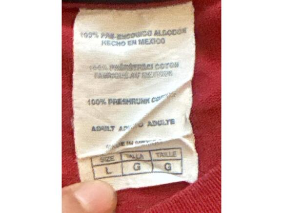 Men NFL Team Apparel Red 49ers Kaepernick #7 T-Shirt L - Picture 4 of 4